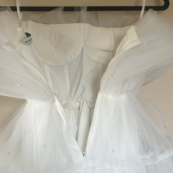 Untamed Petals by Amanda Judge - Arlington Pearl Mini Dress - XS - Picture 10 of 13